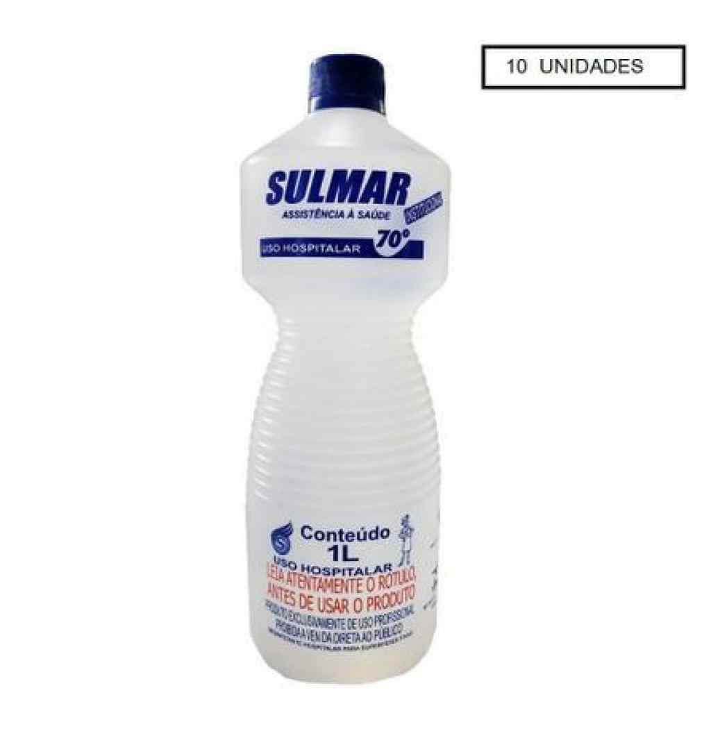 Amparar BH - Álcool liquido antisséptico 70% 1 litro -- sulmar - Álcool liquido antisséptico 70% 1 litro - 0048 - Sulmar