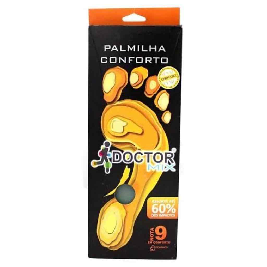 Amparar BH - Palmilha gel - doctor mix 43/44 - PALMILHA CONFORTO DOCTOR MIX