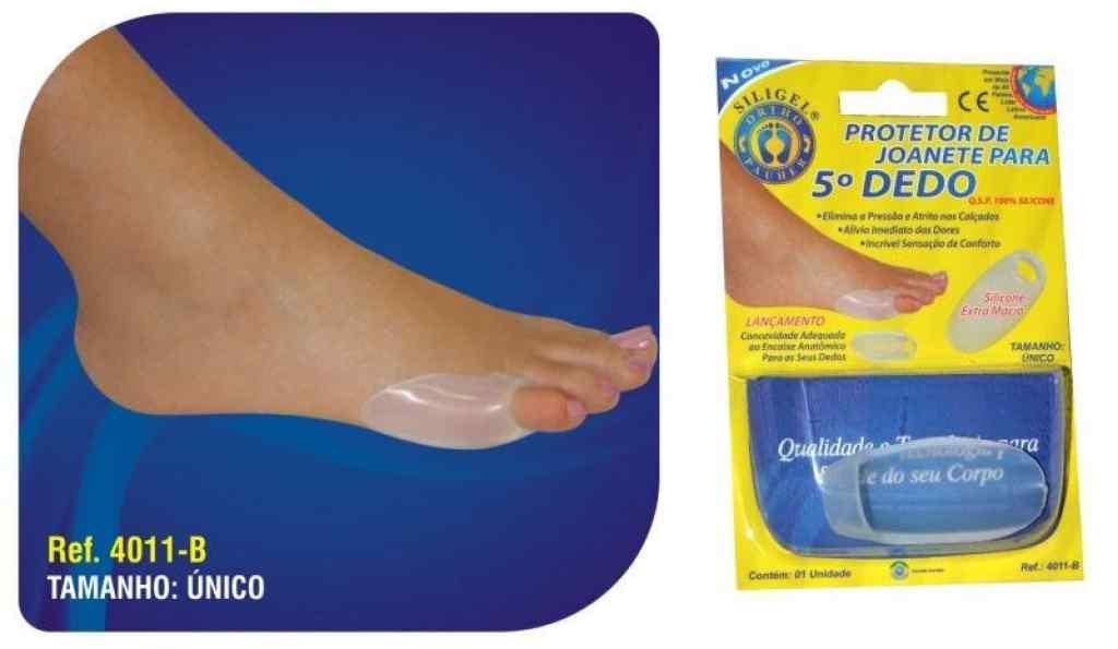 Amparar BH - Protetor de joanete siligel para 5° dedo com- 1 unidade - Protetor de Joanete Siligel para 5° Dedo com 1 Unidade