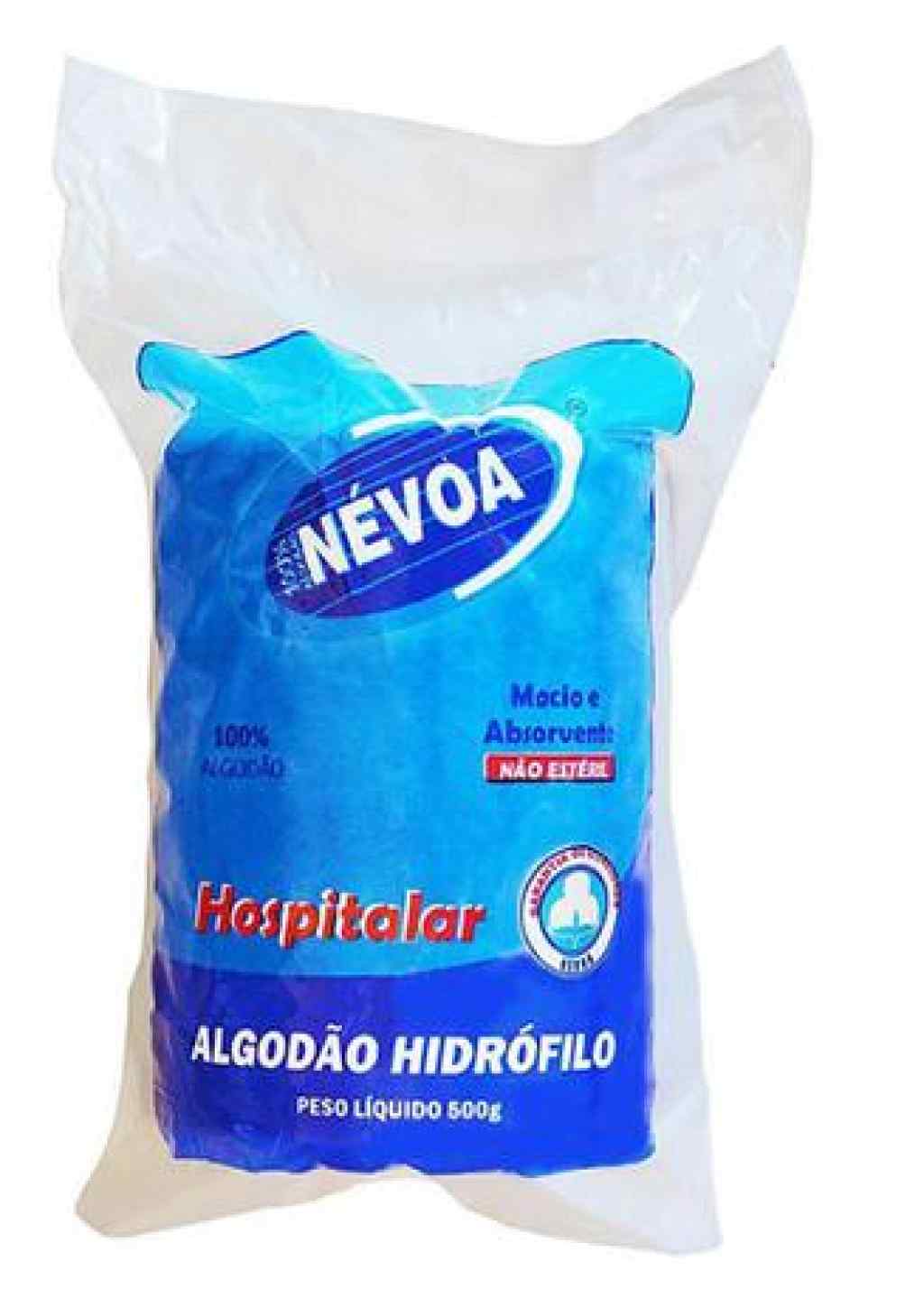 Amparar BH - Algodão hidrófilo 500g - nevoa - Algodão hidrófilo 500g - nevoa