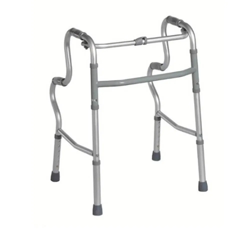 Amparar BH - Andador alumínio 2 niveis - zimedical - fst 8207wyh - ANDADOR ALUMÍNIO 2 NÍVEIS CINZA - ZIMEDICAL