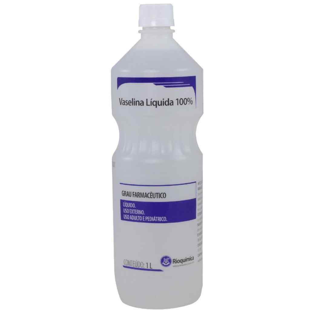 VASELINA LÍQUIDA 100% GRAU FARMACÊUTICO RIOQUÍMICA (1000ML)