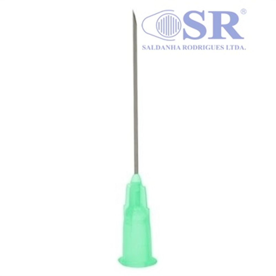 Amparar BH - Agulha 25x0,7mm hipodermica descartavel - sr caixa com 100 unidades - AGULHA HIPODERMICA DESCARTAVEL SR 25X0,7MM